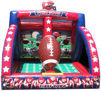 Rent inflatable football game